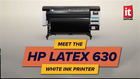 Meet The HP Latex 630W White Ink Printer YouTube