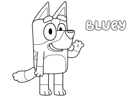 Dibujos De Imágenes Bluey Para Colorear Vsun