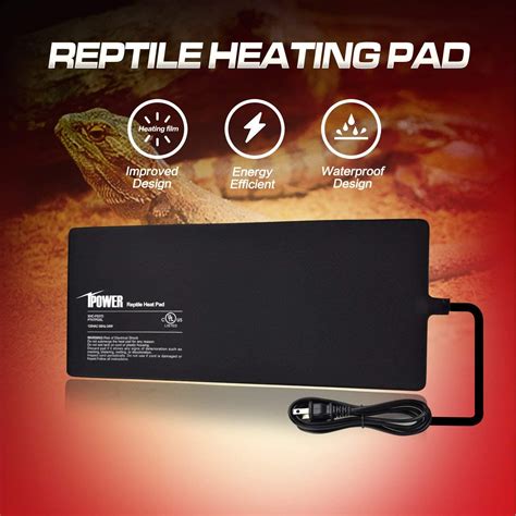 Amazon Ipower By Inch Reptile Heating Pad Under Tank