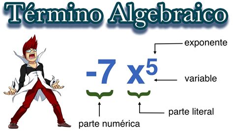 Elementos de un Término Algebraico Clasificación YouTube