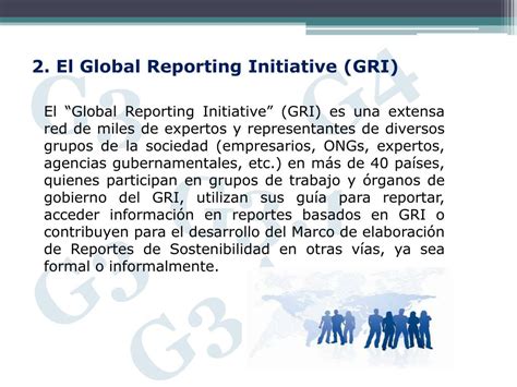 Ppt Reportes De Sostenibilidad Indicadores G Del Global Reporting