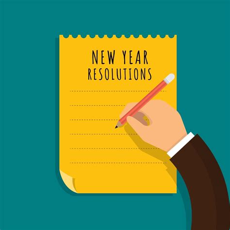 new year resolutions 2213968 Vector Art at Vecteezy