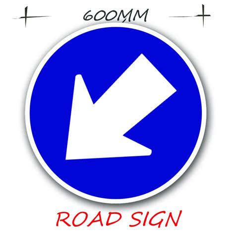 Arrow Road Sign Follow Here Sign Masuk Di Sini Papan Tanda Jalan