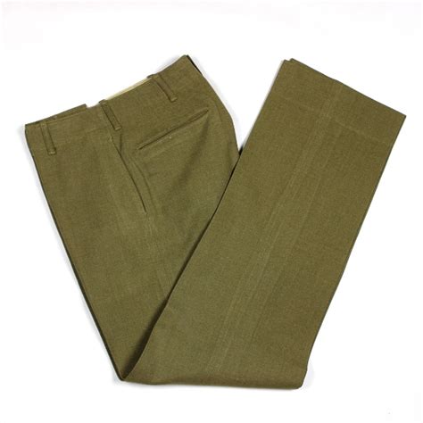 Th Collectors Avenue M Od Wool Serge Field Trousers W L