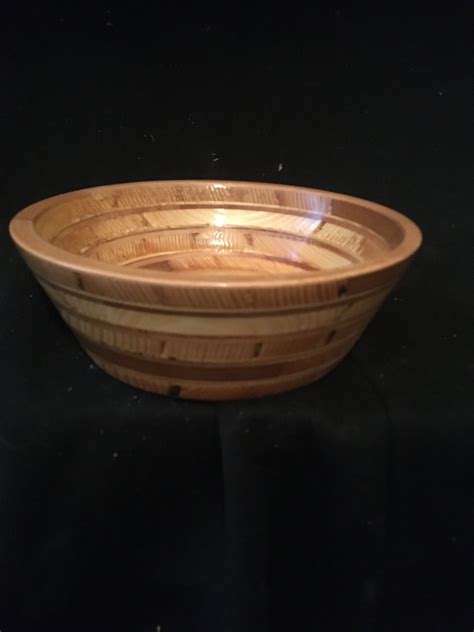 Handmade Wooden Segmented Bowl Etsy