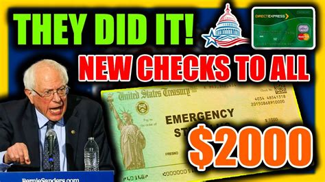 Biden Did It New Stimulus Checks For All Americans Th