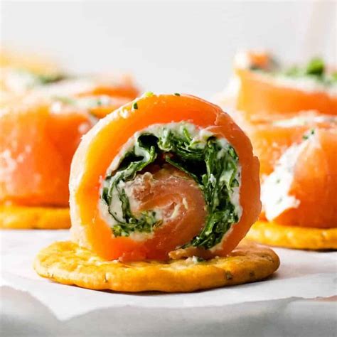 Smoked Salmon Pinwheels The Cheese Knees