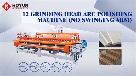 Hoyun Automatic Polisher Machine Stone Grinding Marble Ceramic Tiles