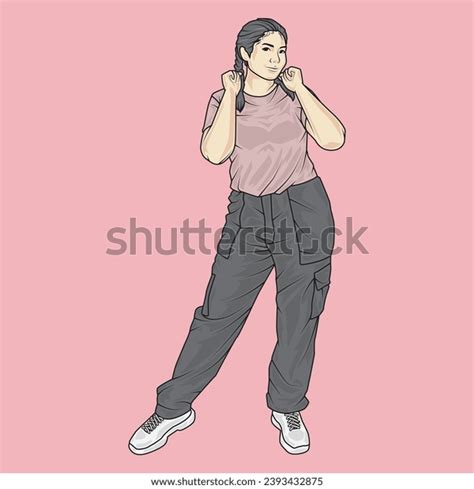 Full Body Illustration Vector Shows Different Stock Vector Royalty Free 2393432875 Shutterstock