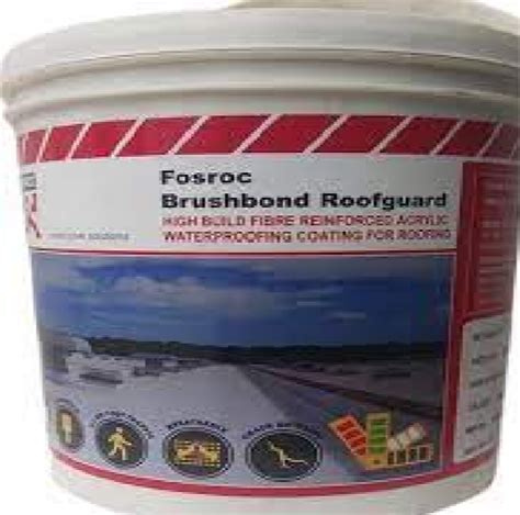 Fosroc Brushbond Roofguard White Packaging Size Kg At Litre