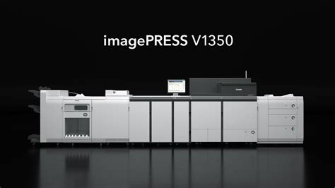 imagePRESS V1350製品紹介動画キヤノン公式 YouTube