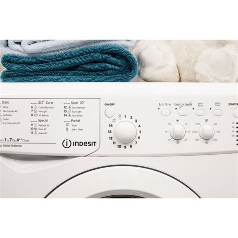 Indesit EcoTime 7kg 1200rpm Freestanding Washing Machine - White ...