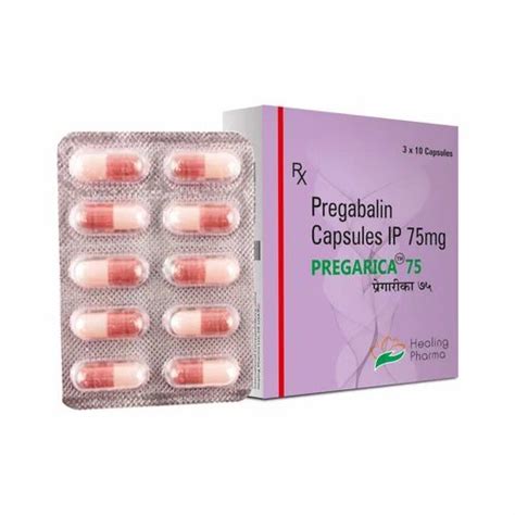 Healing Pharma Pregarica 75mg 150mg 300mg Packaging Type Box