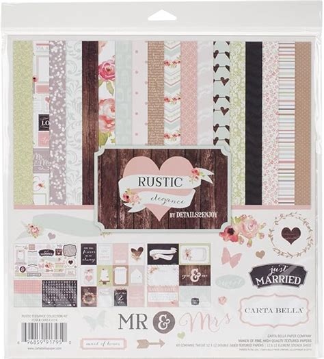 Amazon Carta Bella Paper Company Cbre Rustic Elegance