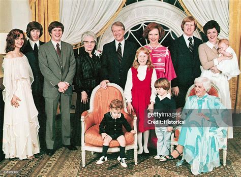 A portrait of President Jimmy Carter and his extended family,... News ...