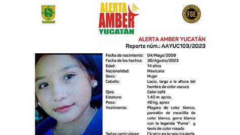 Activan Alerta Amber En Yucat N Por Joven Desaparecida