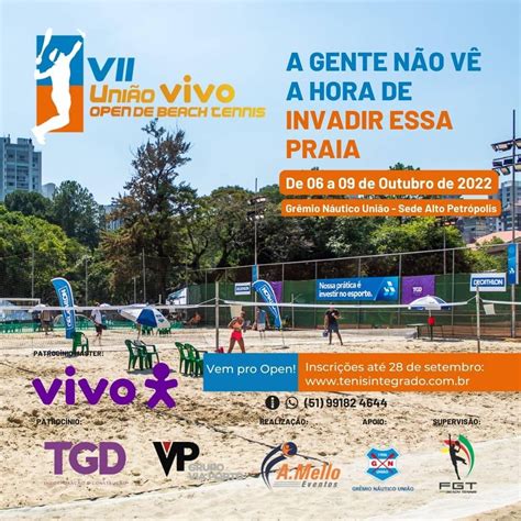 Come A Nesta Quinta Feira O Vii Uni O Vivo Open De Beach Tennis Fgt