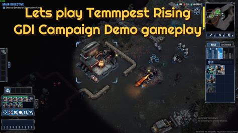 Tempest Rising Demo Gameplay Playing As GDI YouTube