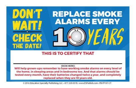 Smoke Alarm Safety Certificate Fire Safety For Life