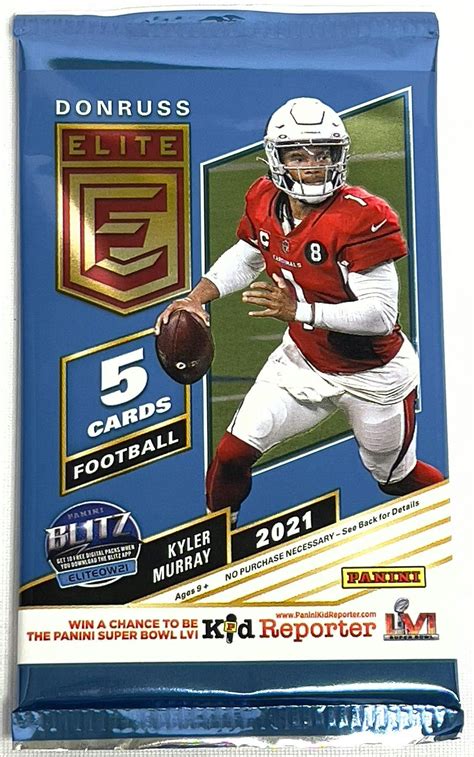 2021 Panini Donruss Elite Football Hobby Box Da Card World