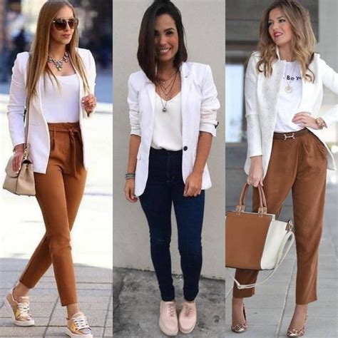 Looks Blazer Branco Aprenda A Usar Essa Pe A Coringa Em