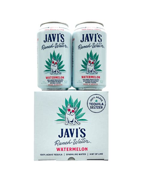 Javis Watermelon Ranch Water Seltzer 4pk Cans 3brothersliquor