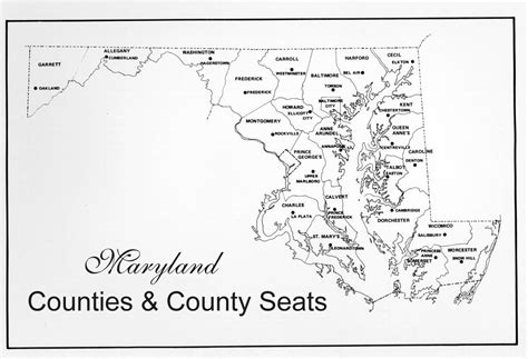 28 Map Of Maryland Cities And Counties - Maps Online For You