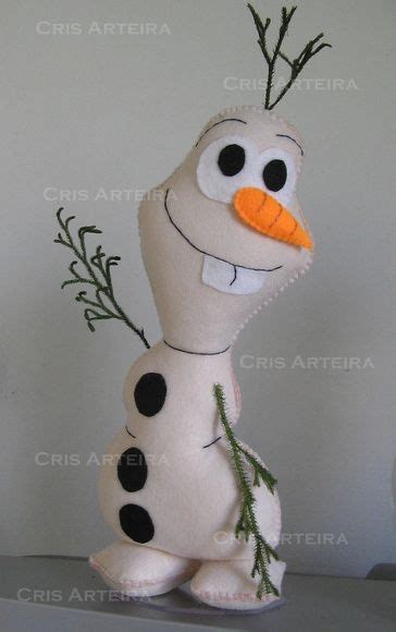 Boneco Olaf Do Filme Frozen Em Feltro Bonecos De Feltro Trabalhos