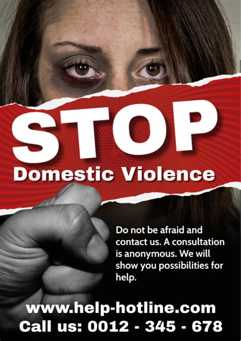 Stop Domestic Violence Poster