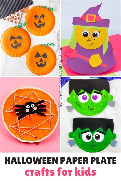 Halloween Paper Plate Crafts Crafts By Ria