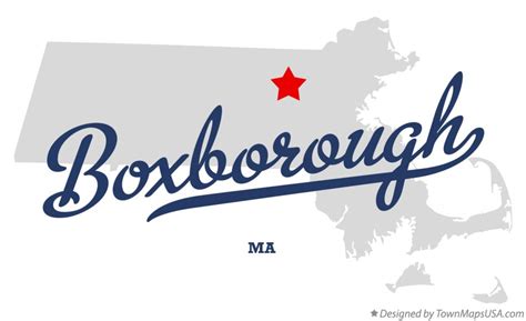 Map of Boxborough, MA, Massachusetts