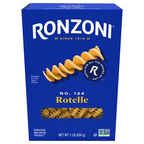 Save on Ronzoni No 124 Rotelle Pasta Order Online Delivery | Food Lion