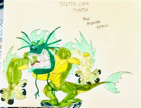 Thetis Lake Monster by masonmdaythetrex on DeviantArt