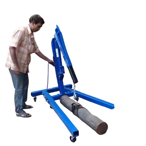 Boyd Inc Manual Foldable Hydraulic Floor Crane Capacity 1500 2000 Kg