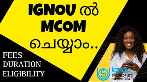 IGNOU MCOM ADMISSION FEES ELIGIBILITY DURATION IGNOU ALERTS