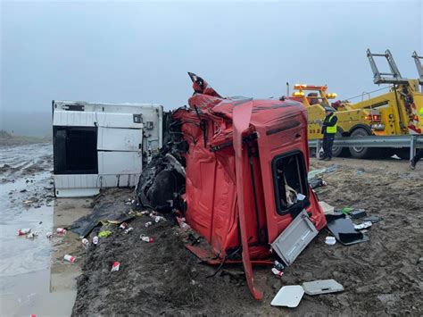 Wypadek Trzech Tir W Na Autostradzie A Gazeta Lubuska