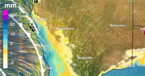 Perth Weather Monster Perth Storm Forecast Over Next 4 Days So Perth