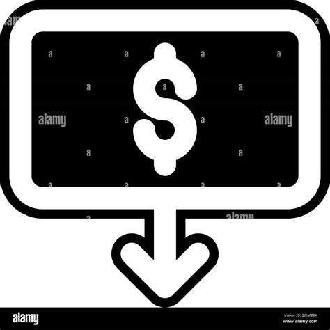 withdraw icon black vector illustration Stock Vector Image & Art - Alamy