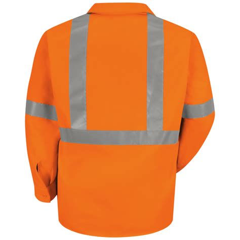 Hi Vis Orange Long Sleeve Shirt Type R Class 2 Red Kap Red Kap®