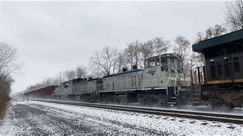 Csx M W Trio Of Amtrak Emd Mp Switchers Amtk