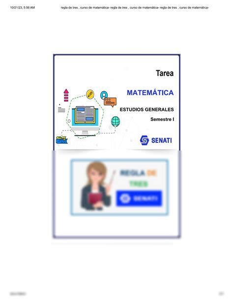 SOLUTION Regla De Tres Curso De Matem Tica Regla De Tres Curso De