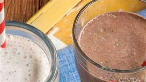 Receita De Milk Shake De Chocolate E Amendoim Comida E Receitas