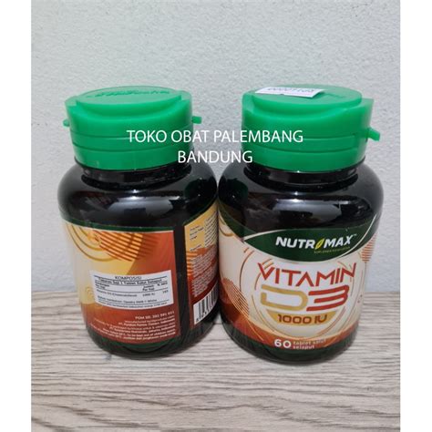 Jual NUTRIMAX VITAMIN D3 1000IU 60 TABLET NUTRIMAX D3 1000 IU Shopee