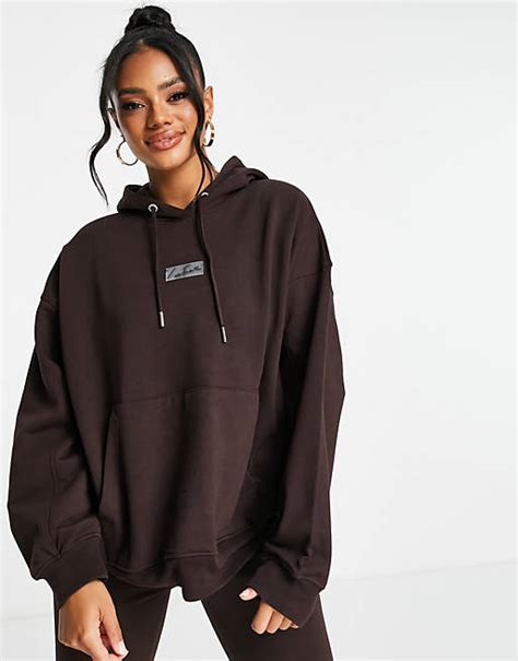 The Couture Club Lounge Essentials Oversize Kapuzenpullover In