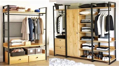 Wood Metal Wardrobe Design Metal Closet Design Furniture Design