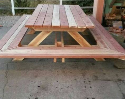 Custom Made Picnic Tables Free Local Pick Up Large Thru Bolt Picnic