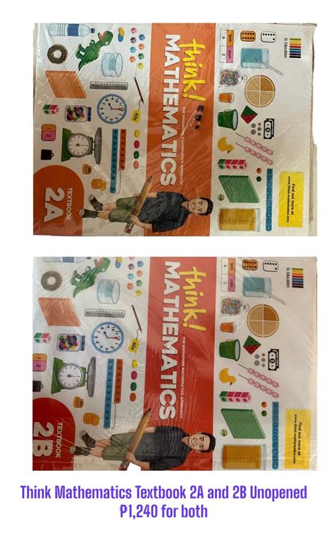 Think Mathematics Textbook 2A And 2B Hobbies Toys Books Magazines