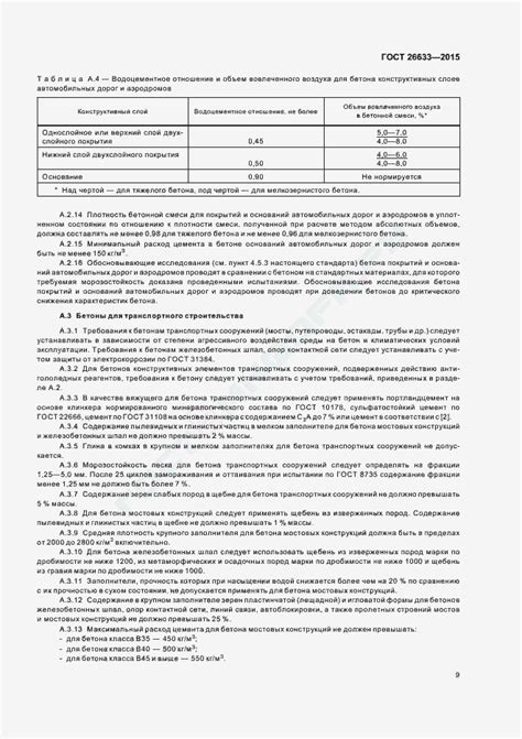 ГОСТ 26633-2015 - Бетоны тяжелые и мелкозернистые. Технические условия ...