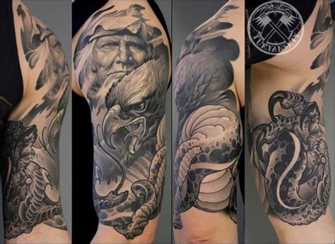 Aggregate More Than Native American Sleeve Tattoo Designs Super Hot