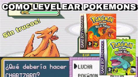 Como Levelear Pokemons En Pokemon Rojo Fuegoverde Hoja Sin Trucos